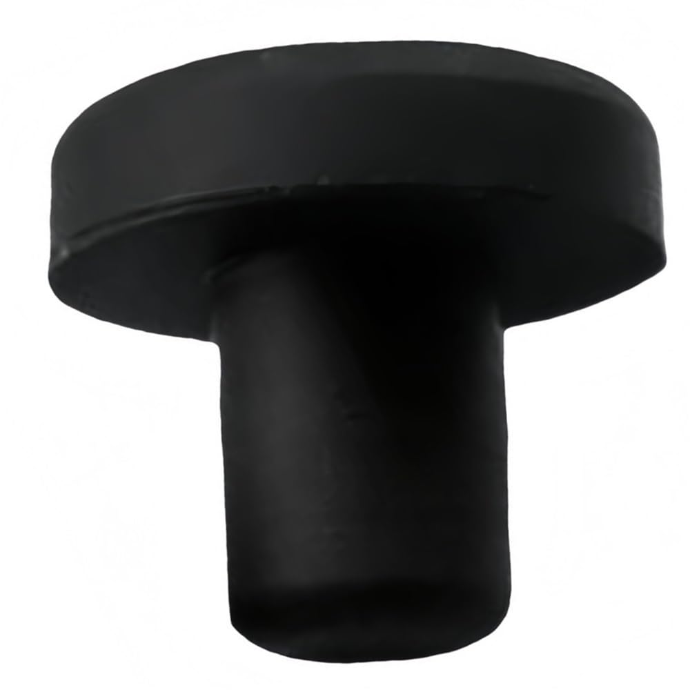 T Type Plug Seal Stopper, Water Resistance Screw Holes Silicone Rubber Plugs Male Hole Sealing Caps 10pcs(Black,5.8mm)