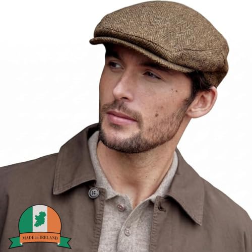 Image of Biddy Murphy Newsboy Flat Cap, 100% Irish Wool - Made in Ireland
