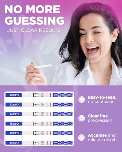 Image of Pelvana HCG Pregnancy Test Strips 20 Count - Accurate Results in 5 Minutes, Easy to Use at Home, Value Pack Ideal for Women Trying to Conceive Naturally & Needing to Test Often - Bulk Pregnancy Tests