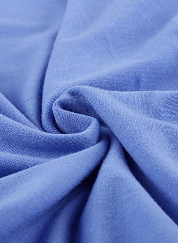 Ecokauer Girls Casual Tunic Tops Knot Front Long Sleeve Loose Soft Blouse T-Shirt Size 4-133