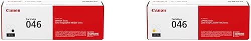 Canon Cartucho de tóner negro 046 y cartucho de tóner amarillo 046