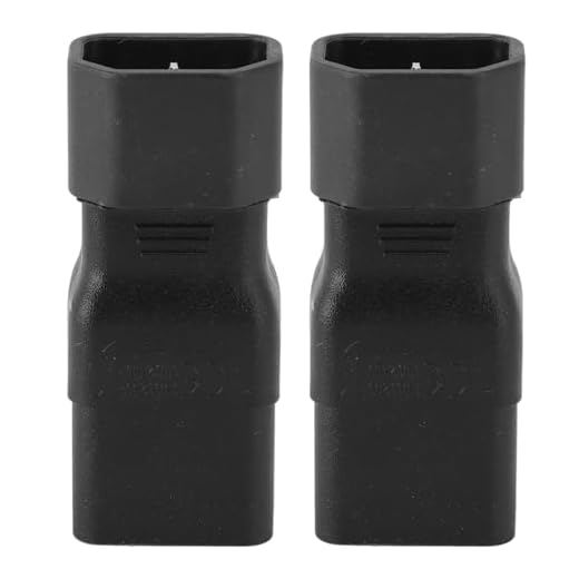 IEC320 C14 Bis IEC320 C19 Power Adapter, IEC Male -to Female Adapter Server PDU Conversion Plug -ups Power Adapter Plug -Adapter für Stromverbindung