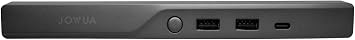 JOWUA Mini LED Hub Bar for Tesla Model S/X 2021+ with 1 USB-C Port, 2 USB-A Ports