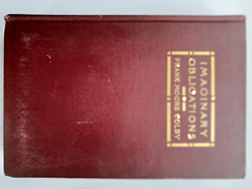Imaginary obligations B00089ZLMK Book Cover