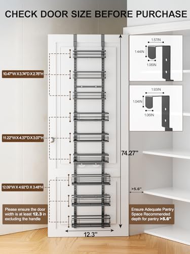 Delamu-9-Tier-Over-the-Door-Pantry-Organizer-Adjustable-Pantry-Door-Organizers-and-Storage-Metal-Hanging-Basket-Wall-Spice-Rack-Seasoning-Organizer-Door-Organizer-Kitchen-Bedroom-Bathroom12Black