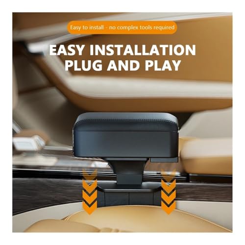 Boîte de rangement Citroën avec support coude et porte-gobelet pour console - 6