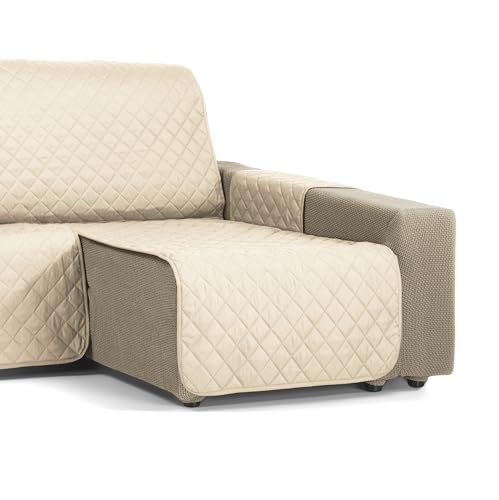 Martina Home Cubre Chaise Longue Acolchado Ambar, 240 cm, Beige