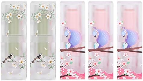 5pcs DIY Lip Balm Container Tubes with Empty Lipstick Tube Containers