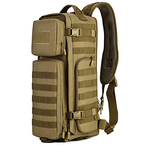 Sac À Dos Molle Multifonction, Assault Pack Sac À Dos, Sac À Dos Camouflage Tactique Militaire pour École Trekking Randonnée Camping Voyage Escalade C Cover