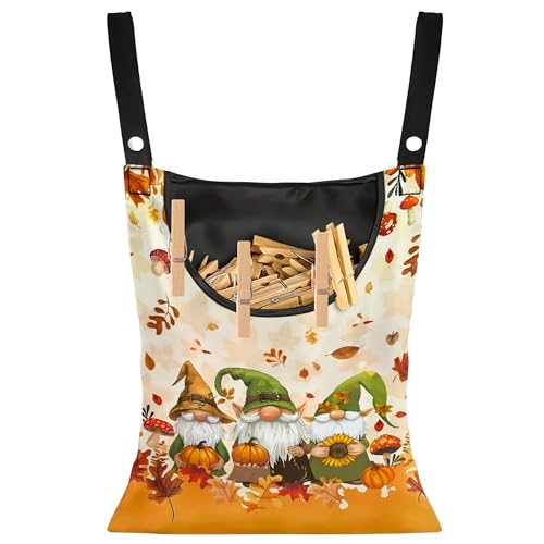 Linge de maison SIESTE SOUS UN OLIVIER. Sac Pinces à Linges. Panier pour Pinces à Linge à Suspendre. Grande capacité Jusqu'à 100 Epingles à Linge.Resistant et Imperméable.pour Intérieur et Extérieur