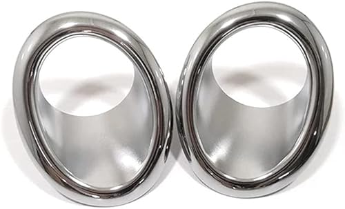 HSHKONG Ajuste para Nissan X-Trail XTrail T31 2012 2013, cubierta de la lámpara antiniebla del coche, luces antiniebla delanteras cubierta trim, ABS