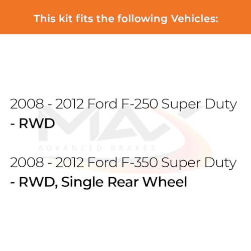 Image of Max Advanced Brakes Front & Rear Brake Kit For Ford F250 Super Duty