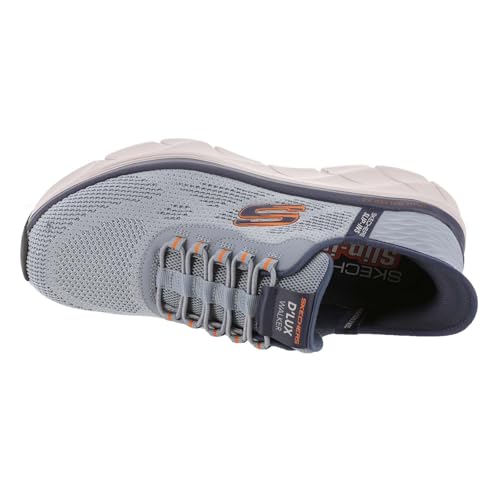 Skechers Sport Slip-Ins RF: D'Lux Walker 2.0 Men's Sneaker, 8 2E US, Slate