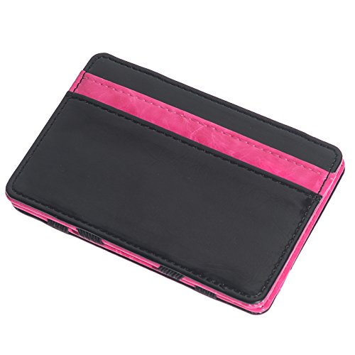 Image of Men's Fashion Magic Money Clip Leather Minimalistic Slim Wallet