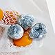 Namzi Celestite Kristalle, Kristall-Cluster, Rohkristalle, Angelit Kristall, Hexerei Kristalle, Blaue Calcit Kristall, Blauer Kristall, Hexerei Zubehör, Kristalle und Heilsteine (100-150g)