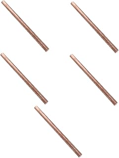 Mobestech Copper Dowsing Rods 5pcs Copper Rod Rotation Tool dowsing rods Metal Round bar Paranormal rods Tools Rotary Tool Copper