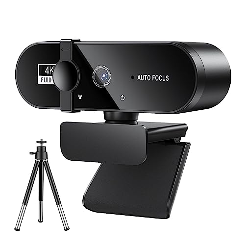 Webcam PC mini caméra USB autofocus 4K 1080P Full HD stream ordinateur portable