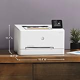 HP Color LaserJet Pro M255dw Wireless Laser Printer, Remote Mobile Print, Duplex Printing, Works with Alexa (7KW64A)