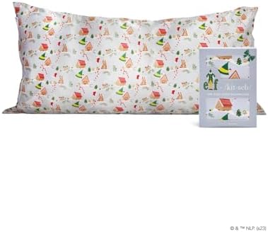 Kitsch 100% Satin Pillowcase with Zipper, Softer Than Silk Pillowcase for Hair & Skin, Cooling Pillow case, Satin Pillow Case Cover (King (1 Pack), Ivory)