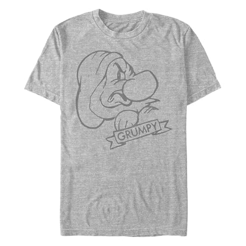 T-shirt Grinch Disney homme en coton Athletic Heather taille M