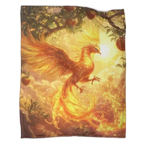 Couverture de voyage Phoenix douce et chaude 127x152 cm pour adulte - 2