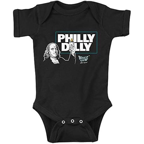 Rookie Wear By Smack Apparel Philadelphia Football Fans. Philly Dilly Black Onesie & Toddler Tee (NB-4T) (18 Month) Cover