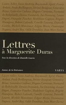Paperback Lettres à Marguerite Duras [French] Book