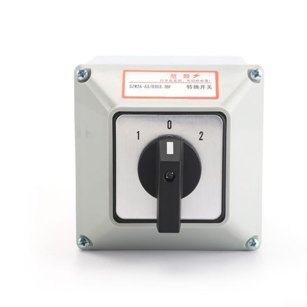3-Stufen Drehschalter 63A IP65 Wasserdicht