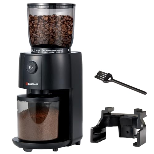 HAUSCAFE Electric Burr Coffee Grinder