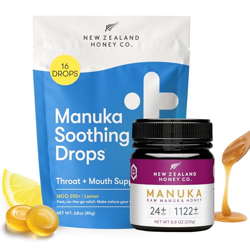 Miel Manuka UMF 24+ 8.8 oz y Pastillas MGO 263+ x16