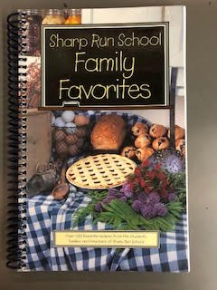 Spiral-bound Sharp Run School Family Recipes Book