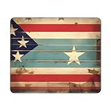 Alfombrilla De Raton Bandera De Puerto Rico Alfombrillas Superficie Antipolvere Mousepad Portátil Alfombrillas Cuadradada para Pc Home Office Computadora L