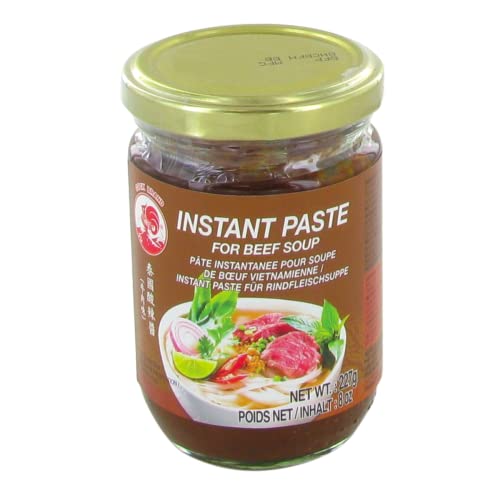 Pâte instantanée pour soupe Pho COQ 227g : lot de 4 assaisonnements boeuf