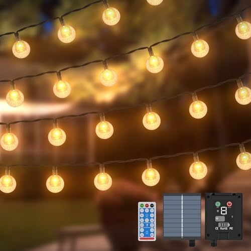 ICRGB Solar Mini Globe String Lights...