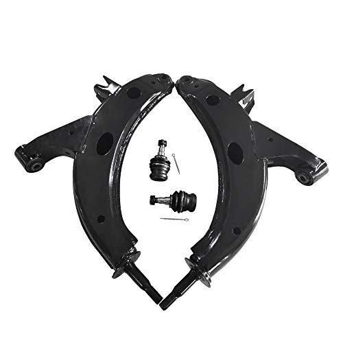 AngyMeck - 4PC Front Lower Control Arm & Ball Joint Suspension Kit For Subaru Baja 2003-2006 Forester 1998-2002 Impreza 1999-2001 Legacy 1990-2004 Outback 2000-2004 K640740 K640741 K9513