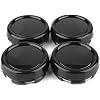 RTRHINOTUNING 4pcs 79mm Wheel Center Caps for ADVAN Racing RZ-DF GT Ronal Penta Style Wheel, OD 79mm / 3.11in ID 71.6mm / 2.82in Hub Caps Black Center Caps for Rims