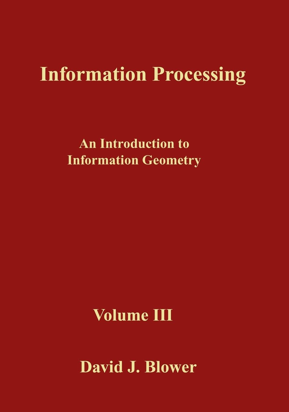 Information Processing: An Introduction to Information Geometry