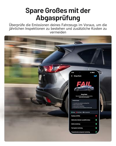 TOPDON OBD2 Diagnosegerät Carpal-A mit Bluetooth und 6 Reset Services, Diagnosegerät Auto mit Vollsystem Systemdiagnose für alle Fahrzeuge… – Ansicht 6