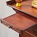 Solid Wood Buddhist Altar Table with Hidden Drawer and Storage Cabinet, Home Buddhist Altar Cabinet for Meditation, Prayer, Tea Rituals, Butsudan for Worship Buddha Statues(50x33cm/20x13in)
