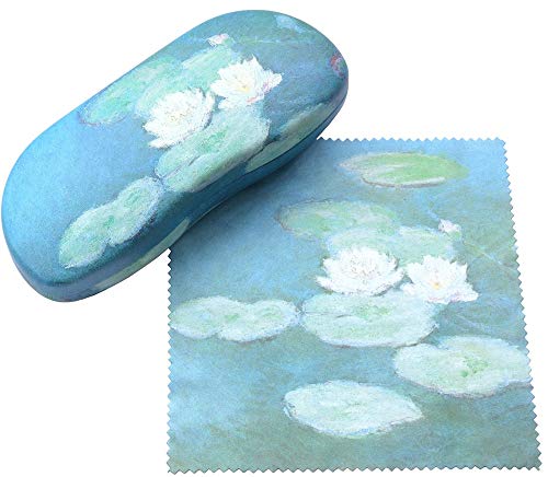 ロイヤルアーデン メガネケース モネ/睡蓮 宵の効果 16.5×6.5×3.5cm 名画シリーズ 73522