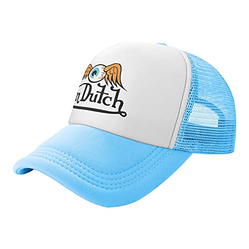 Von -Dutch Suitable for Various Sizes of Adult Mesh Hats and Trucker Hats Sky Blue