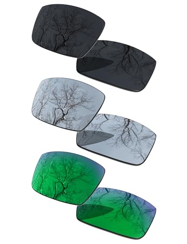 Image of ToughAsNails Pairs Polarized Replacement Lense for Oakley Gibston OO9449 Sunglass Pack