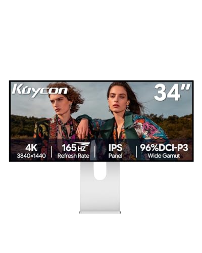 Image of Q34W 34'' UHD (3440 x 1440) 4K 165Hz Gaming Monitor, IPS Panel, 10-Bit Color, 99% sRGB, 96% DCI-P3, 5ms, HDR, 1000:1, Eye Care, Anti-Glare (Honeycomb - with Stand x2)
