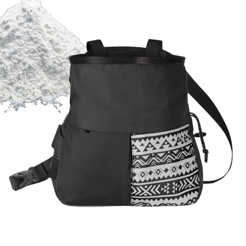 Bolsa de polvo de magnesio de apertura amplia para evitar caídas en boulder