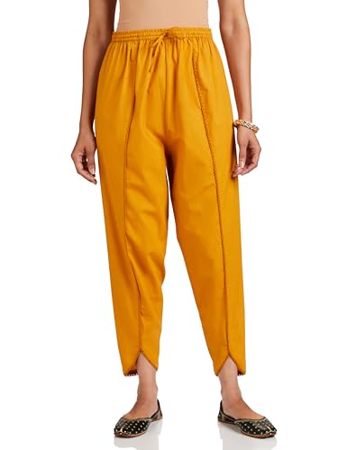 Image of Amazon Brand - Myx Women's Relaxed Cotton Dhoti Pants (Available in Plus Sizes)