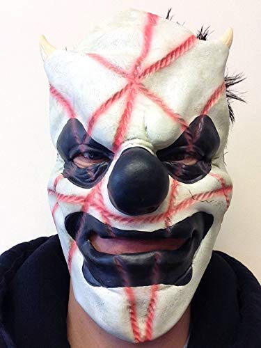 SLIPKNOT Payaso Látex Máscara SHAWN Grueso Metal Banda Subliminal Disfraz Baile De Máscaras
