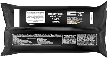 DUDE Wipes Morning Grind Adult Flushable Wipes, Coffee Scented, 144 Count — view 6