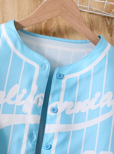 Image of Hilinker Girls Graphic 3 Piece Outfits Short Sleeve Striped Cardigan and Crop Cami with Shorts Set