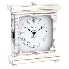 Tasse Verre Rustic Shelf Clock (Quiet) for Living Room Mantel, Table, Or Desk 9 " X 7 " Farmhouse photo Tasse Verre Rustic Shelf Clock (Quiet) for Living Room Mantel, Table, Or Desk 9 " X 7 " Farmhouse