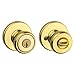 Kwikset 94002-868 Tylo Keyed Entry Knob with Smartkey Security In Polished Brass